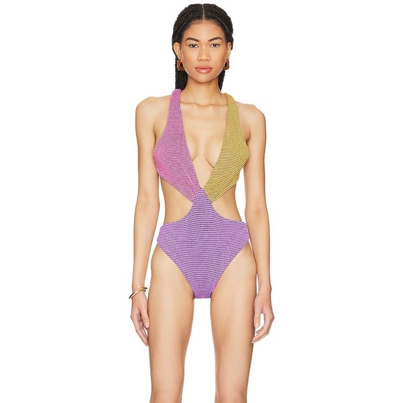 NWOT Revolve Agua Bendita Malibu One Piece Bathing Suit - Picture 4 of 8